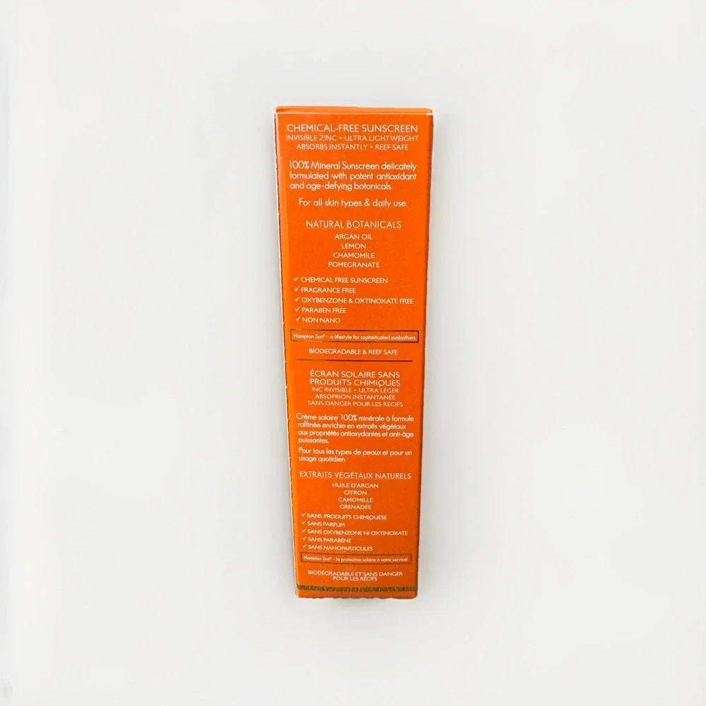 HAMPTON SUN AGE-DEFYING SPF 50 MINERAL SUNSCREEN CREME FOR FACE 1.7 OZ 09/26
